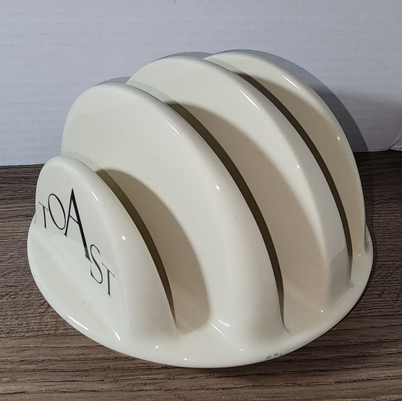 4 Slice Ceramic Toast Rack Holder - Picture 2 of 6